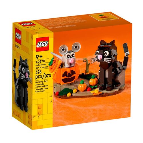 LEGO Gato y Ratón de Halloween BrickHeadz 40570