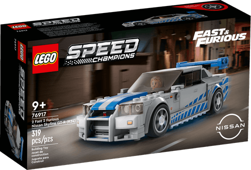 LEGO Nissan Skyline GT-R (R34) de Más Rápido, Más Furioso Speed Champions 76917