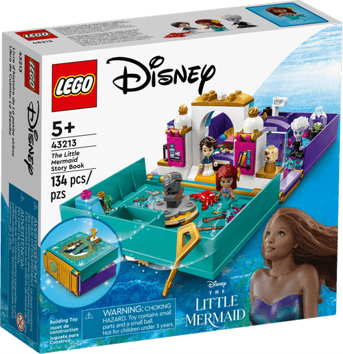 LEGO Disney Libro de Cuento La Sirenita 43213