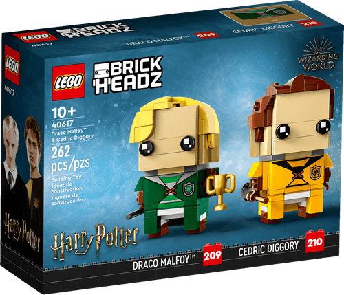 LEGO Harry Potter BrickHeadz Draco Malfoy y Cedric Diggory 40617