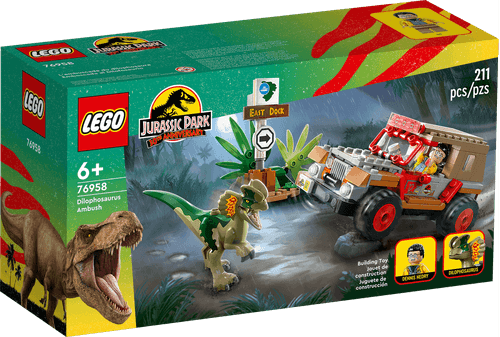 LEGO Jurassic World Emboscada al Dilofosaurio 76958