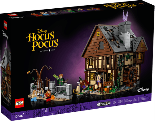 LEGO Disney Hocus Pocus Cabaña de las Hermanas Sanderson Ideas 21341