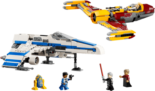 LEGO Star Wars E-Wing de la Nueva República vs Caza Estelar de Shin Hati 75364
