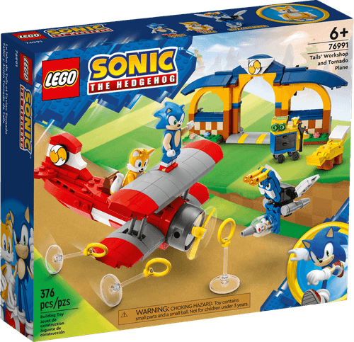 LEGO Sonic Taller y Avión Tornado de Tails 76991