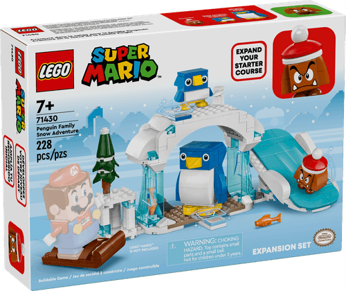 LEGO Super Mario Set de Expansión Aventura en la Nieve de la Familia Pingüi 71430