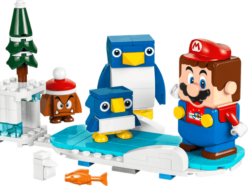 LEGO Super Mario Set de Expansión Aventura en la Nieve de la Familia Pingüi 71430