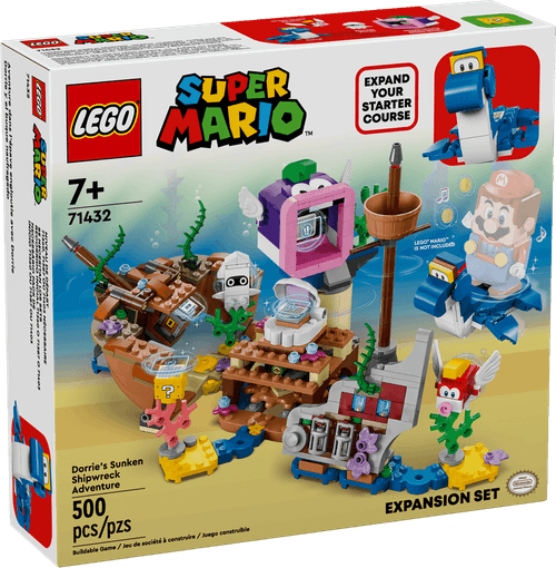 LEGO Super Mario Set de Expansión Dorrie y el Buque Naufragado 71432