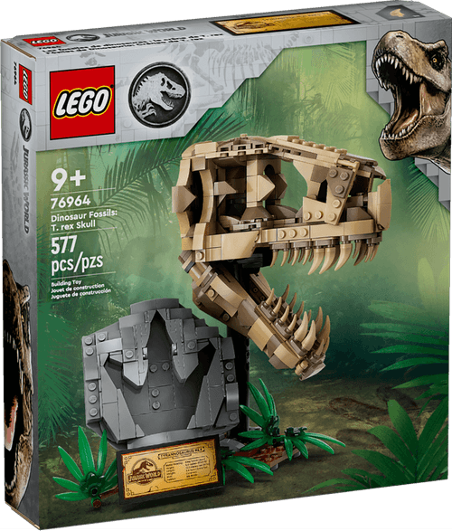 LEGO Jurassic World Fósiles de Dinosaurio: Cráneo de T. rex 76964