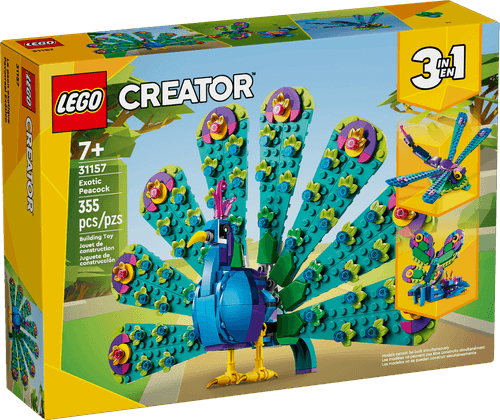 LEGO Creator Pavo Real Exótico 31157