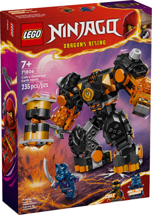 LEGO Ninjago Elemental de La Tierra De Cole 71806