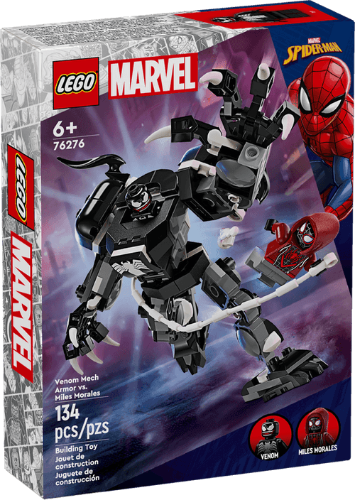 LEGO Marvel Armadura Robótica de Venom vs. Miles Morales 76276