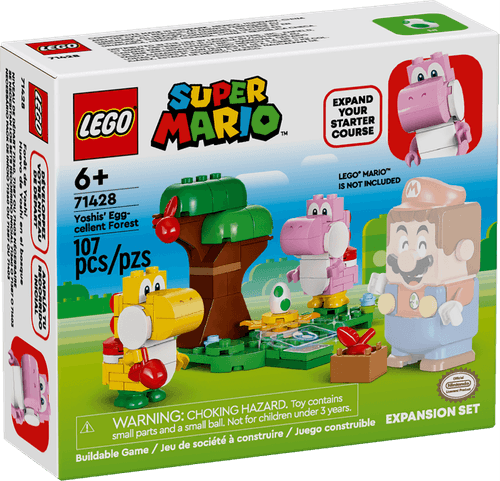 LEGO Super Mario Set de Expansión Huevo de Yoshi en el Bosque 71428