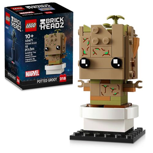 LEGO Marvel Groot en Maceta BrickHeadz 40671