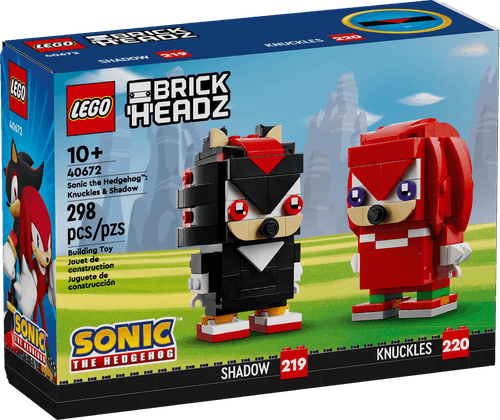 LEGO Sonic the Hedgehog: Knuckles y Shadow BrickHeadz 40672