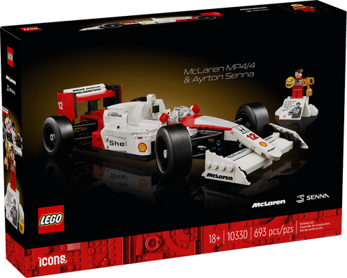 LEGO McLaren MP4/4 y Ayrton Senna Icons 10330