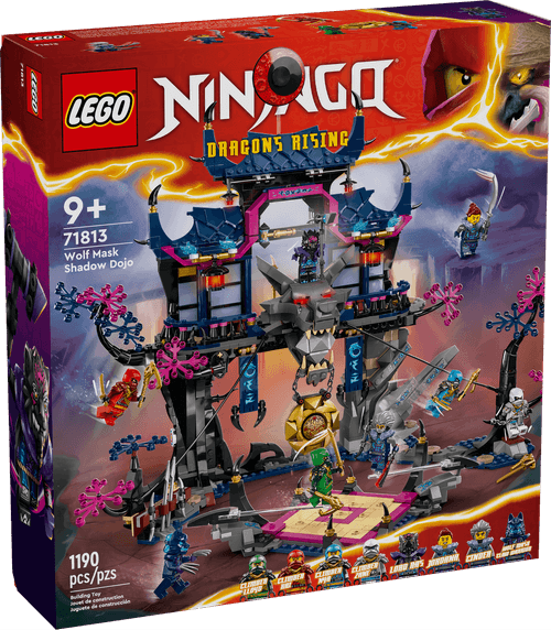 LEGO Ninjago Dojo Sombrío de la Máscara de Lobo 71813