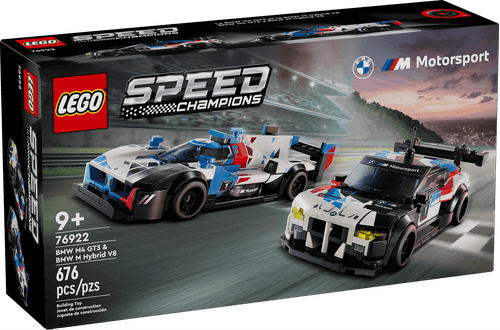 LEGO Autos de Carreras BMW M4 GT3 y BMW M Hybrid V8 Speed Champions 76922