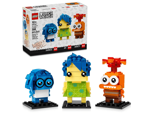 LEGO Alegría, Tristeza y Ansiedad Tripack BrickHeadz 40749