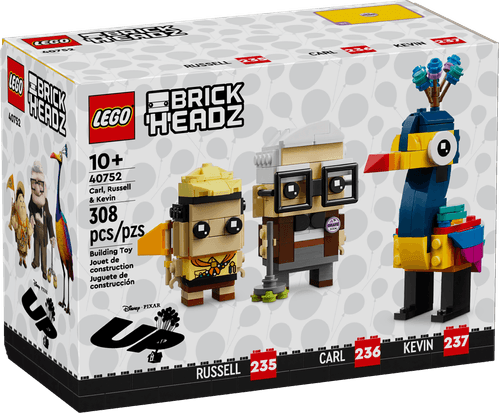 LEGO Disney Pixar Up! Carl, Russell y Kevin Tripack BrickHeadz 40752