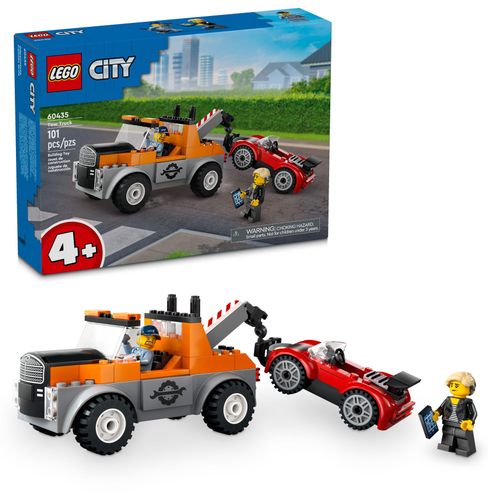 LEGO City Camión Grúa y Reparación del Auto Deportivo 60435
