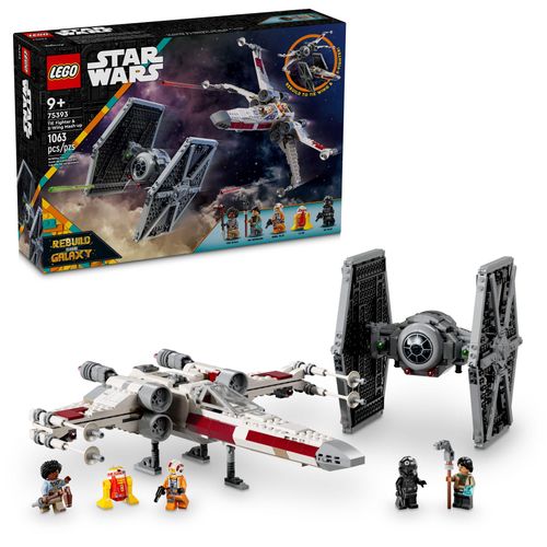 LEGO Star Wars  Caza TIE y X-Wing Fusionados 75393