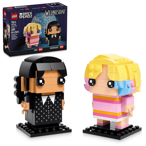 LEGO Wednesday BrickHeadz 2 Pack de Merlina y Enid 40750