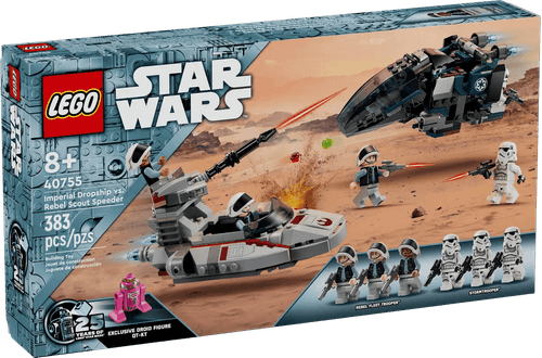 LEGO Star Wars Nave de Descenso Imperial vs. Speeder de Exploración Rebelde 40755