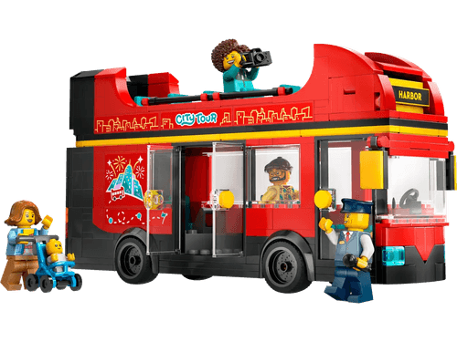 LEGO City Great Vehicles Autobús Turístico Rojo de Dos Plantas 60407