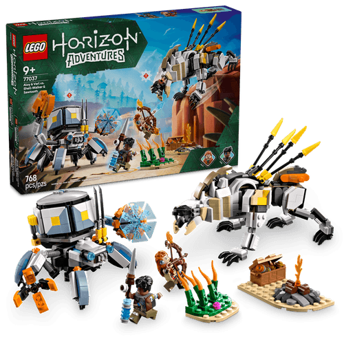 PREVENTA LEGO Horizon  Aloy y Varl vs. Cangrejo y Dientes Serrados 77037