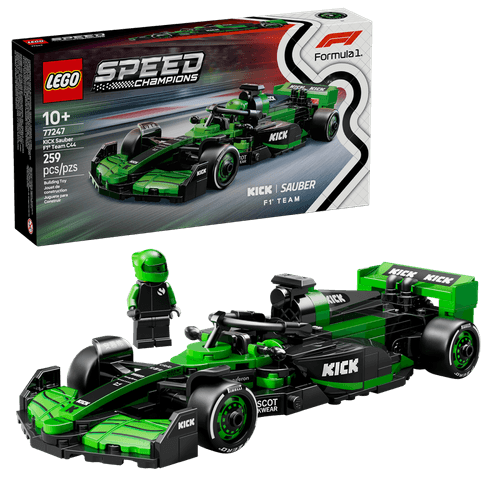 LEGO Speed Champions Auto de Carreras KICK Sauber F1® Team C44 77247