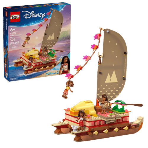 PREVENTA LEGO Disney Princess Canoa de Aventuras de Moana 43270