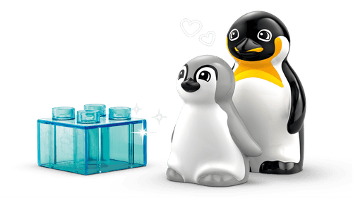 LEGO DUPLO Town Familias de la Fauna Salvaje: Pingüinos y Leones 10442