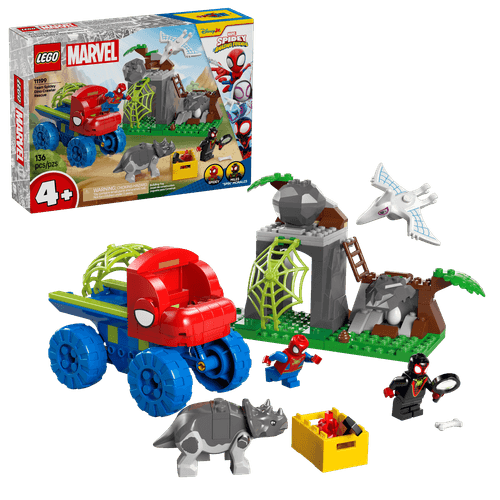 LEGO Spidey Vehículo Todoterreno Dinosaurio y Equipo Spidey al Rescate 11199