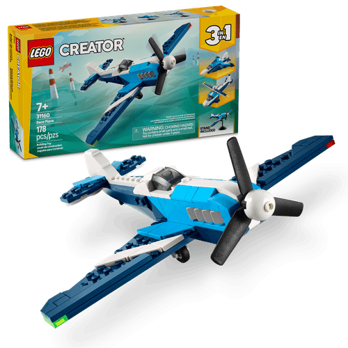 LEGO Creator Aeronave: Avión de Carreras 31160