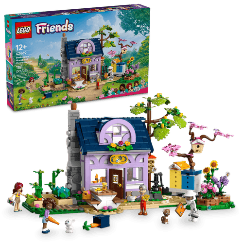 LEGO Friends Casa de los Apicultores y Jardín de Flores 42669