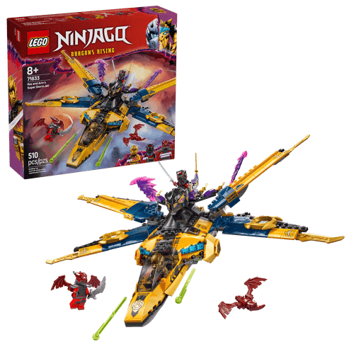 LEGO Ninjago Super Jet de la Tormenta de Ras y Arin 71833