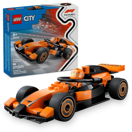 LEGO City Piloto de F1® con Auto McLaren 60442