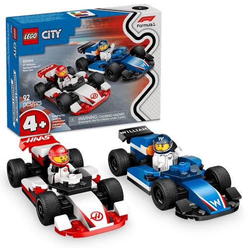 LEGO City Autos de F1® Williams Racing y Haas F1® 60464