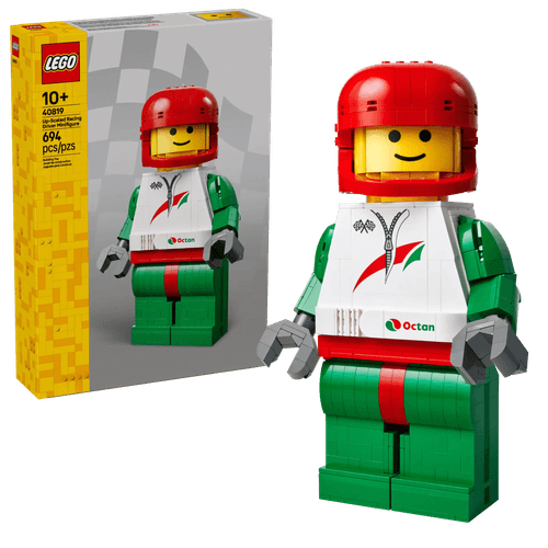 LEGO Icons Minifigura gigante de piloto de carreras 40819