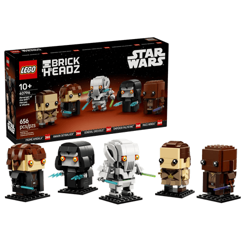 LEGO BrickHeadz Héroes y Villanos de La Venganza de los Sith 40796