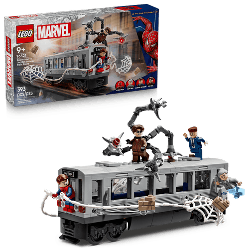 PREVENTA LEGO Super Heroes Marvel Spider-Man vs. Doc Ock: Escena del Tren Subterráneo 76321