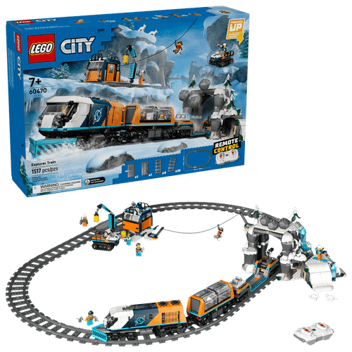 PREVENTA LEGO City Trains Tren Expreso Polar Ártico de los Exploradores 60470