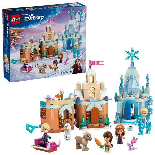 LEGO Disney Princess Mini Castillo de Arendelle y Palacio de Hielo de Elsa 43278