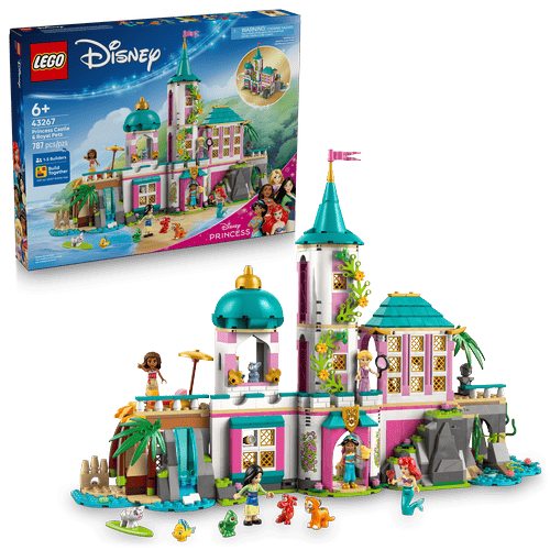 LEGO Disney Princess Castillo de las Princesas y Mascotas Reales 43267