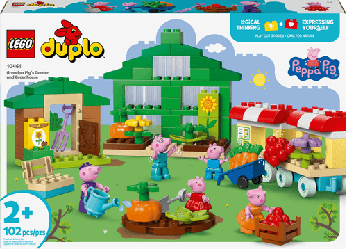 LEGO DUPLO Peppa Pig Huerto e Invernadero del Abuelo Cerdito 10461