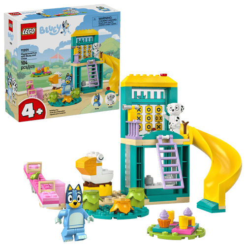 LEGO Bluey Diversión en el Parque de Juegos con Bluey y Cloey 11201