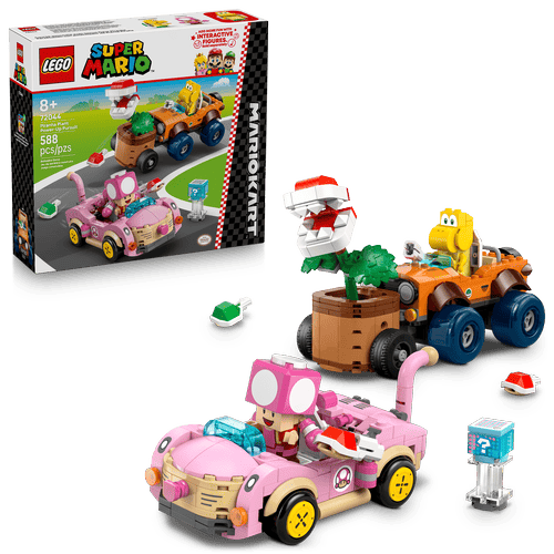 PREVENTA LEGO Super Mario Mario Kart Persecución con potenciador de Planta Piraña 72044