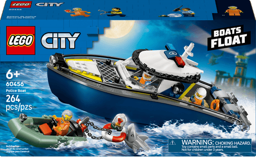 LEGO City Persecución en Barco de Policía 60456