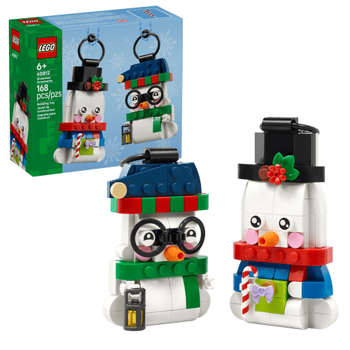 LEGO Adornos de Muñecos de Nieve 40812