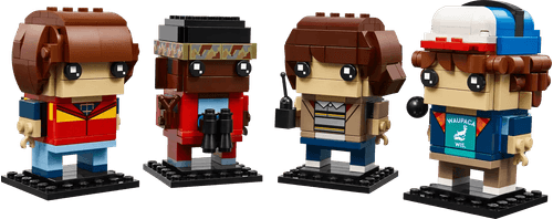 LEGO BrickHeadz Stranger Things Figuras de Mike, Dustin, Lucas y Will 40801
